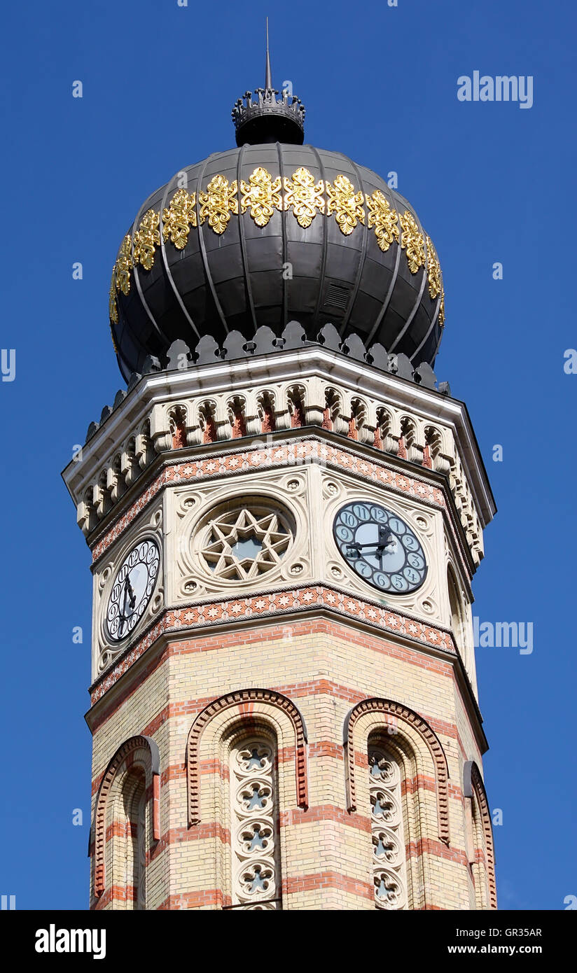 Sinagoga di Budapest, Ungheria Foto Stock