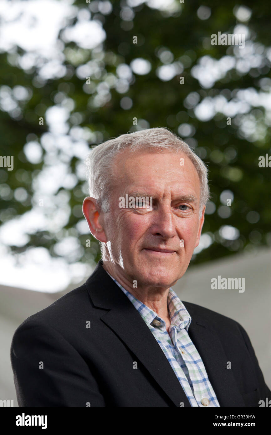 James Kelman, influente scrittore scozzese di romanzi e racconti brevi, gioca e saggi politici, all'Edinburgh International Book Festival. Edimburgo, Scozia. 21 Agosto 2016 Foto Stock