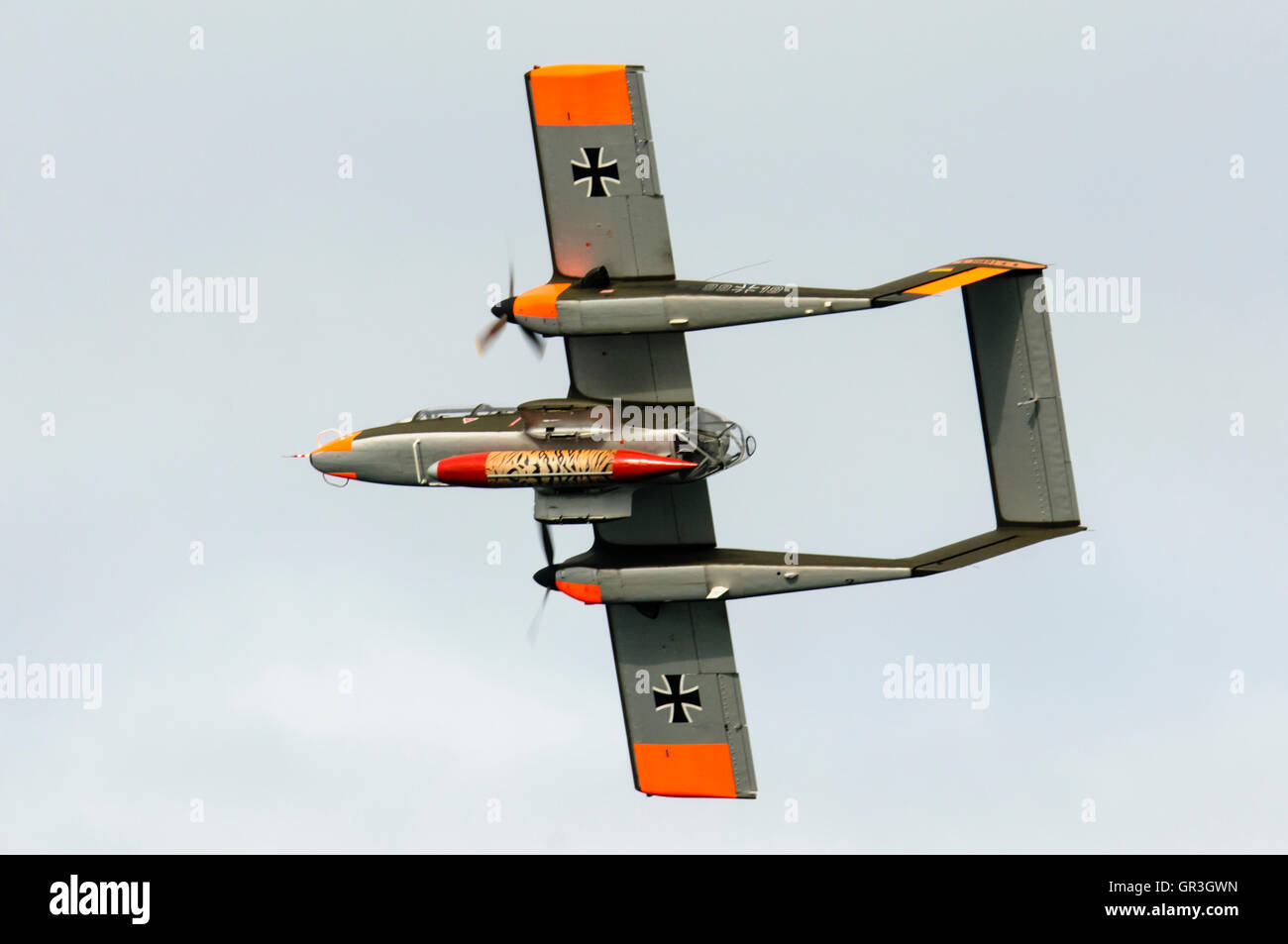 OV-10B Bronco "99+18", G-ONAA, restaurato con originale tedesco Luftwaffe livrea Foto Stock