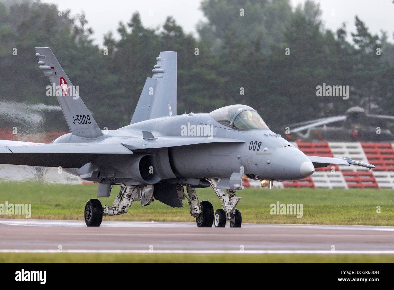 Swiss Air Force (Schweizer Luftwaffe) McDonnell Douglas F/A-18C Fighter Aircraft J-5009 Foto Stock