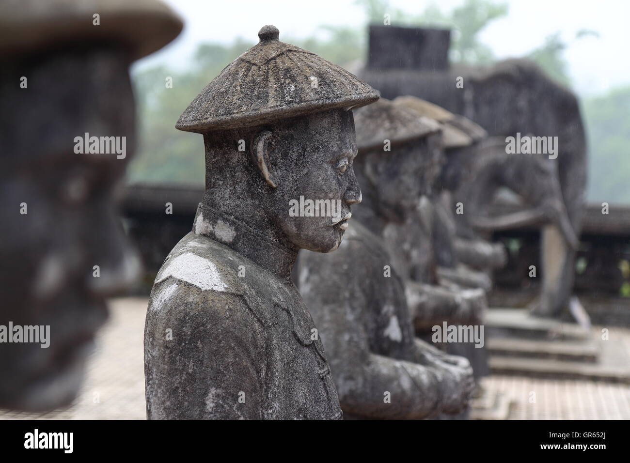 Hue, Vietnam: Tomba Reale Foto Stock