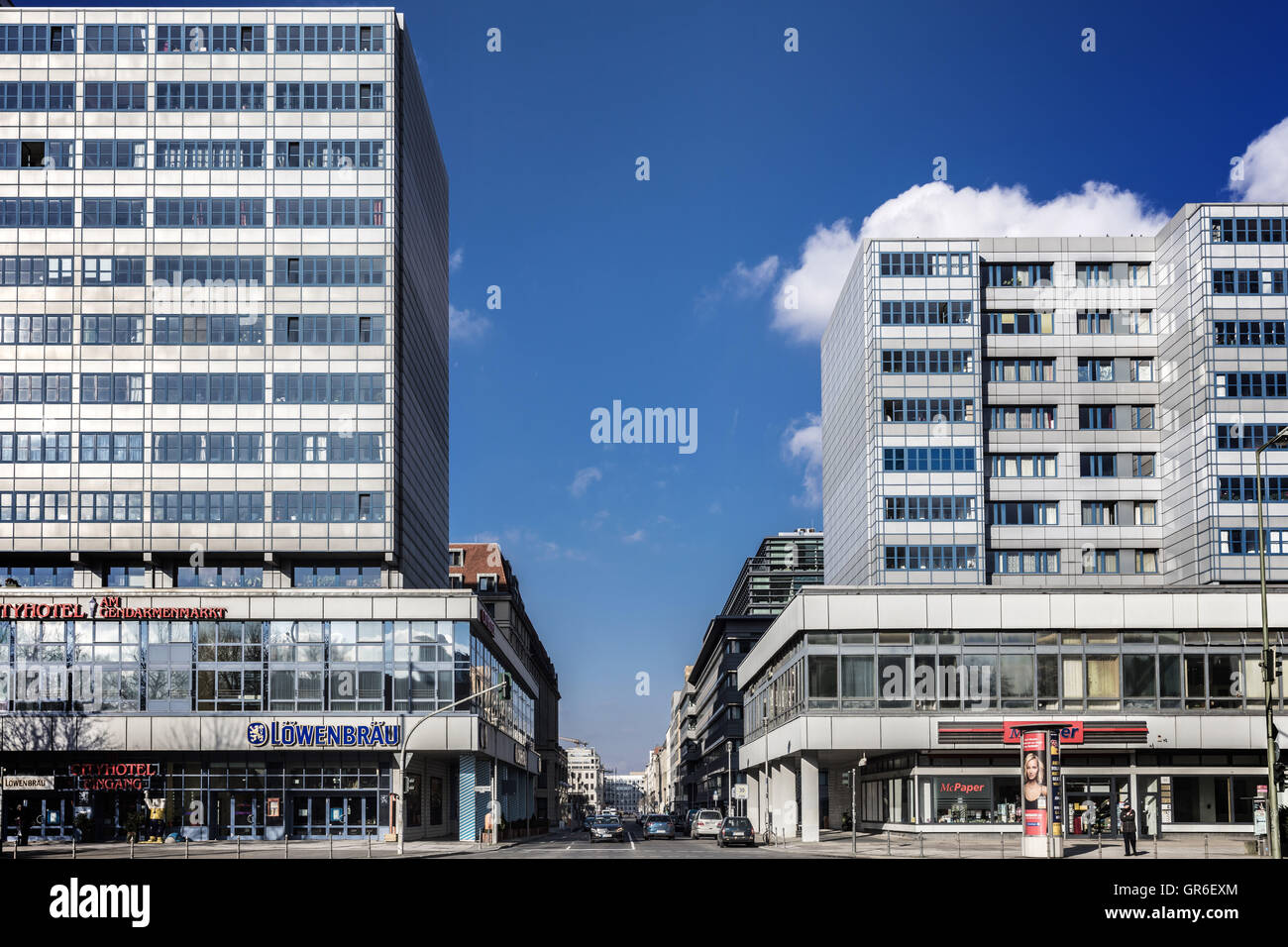 Grattacieli di Berlino Foto Stock