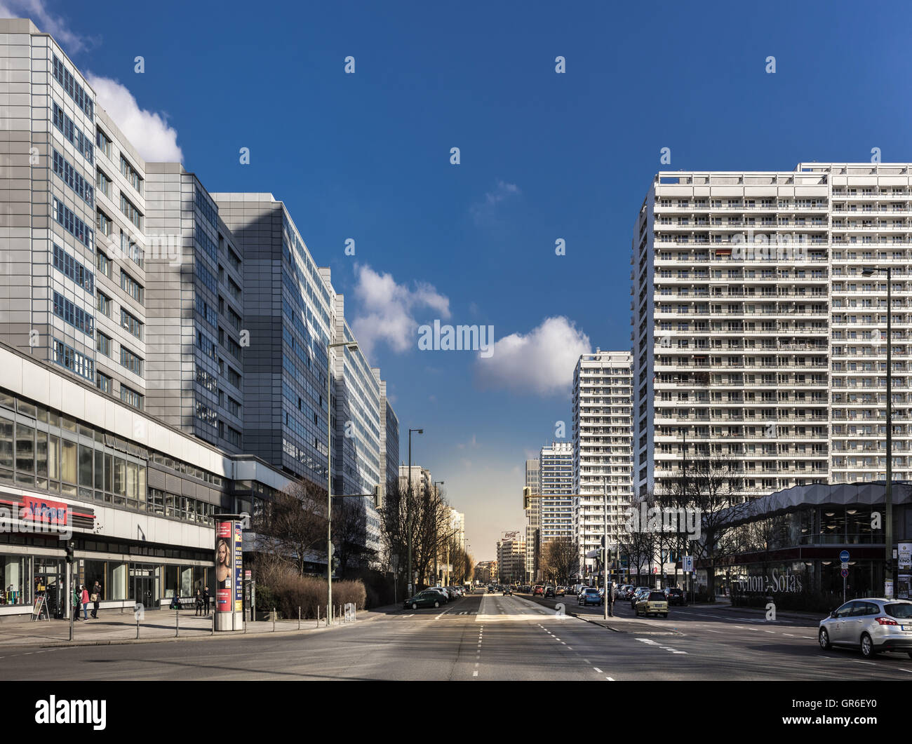Grattacieli di Berlino Foto Stock