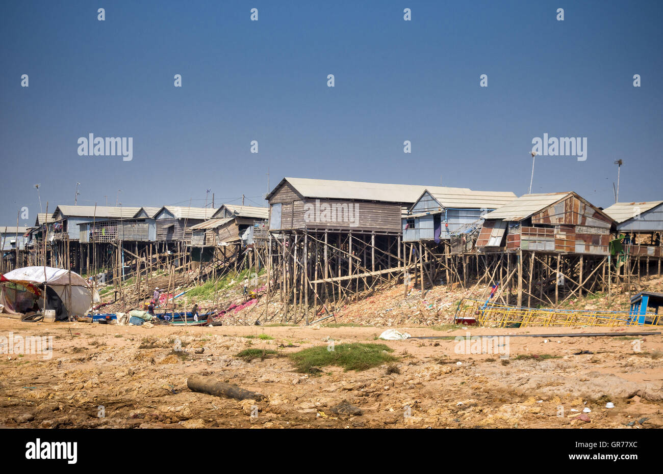 Paesaggio fluviale in Thailandia Foto Stock