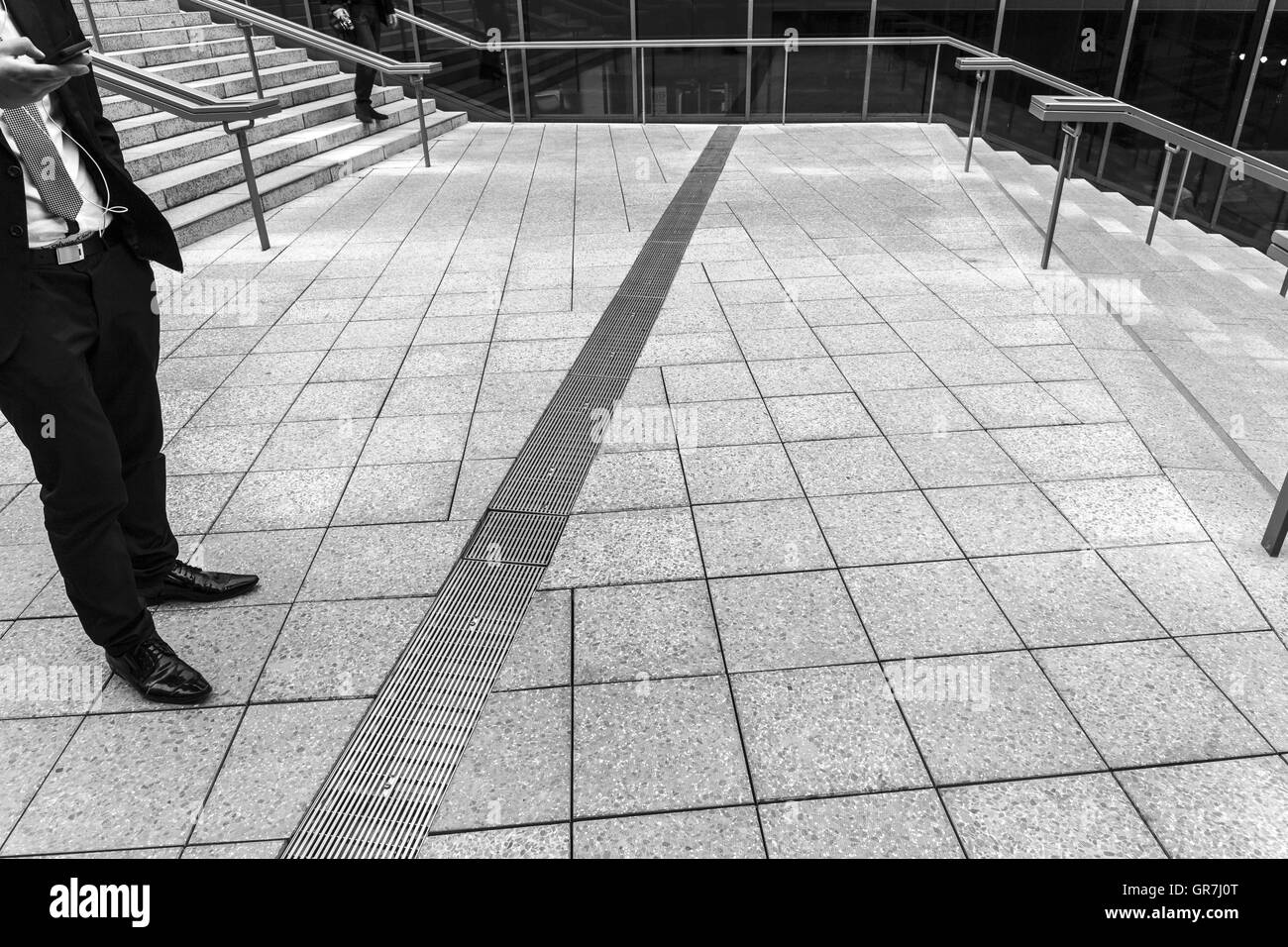 Sopra la linea Foto Stock