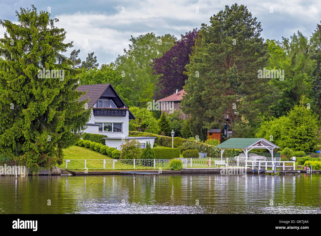 Casa al Lago Foto Stock