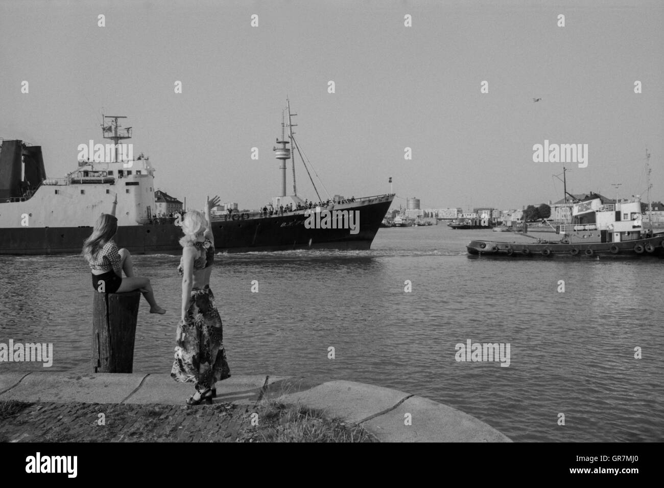 Nave da pesca 1972 Bw Bremerhaven Foto Stock