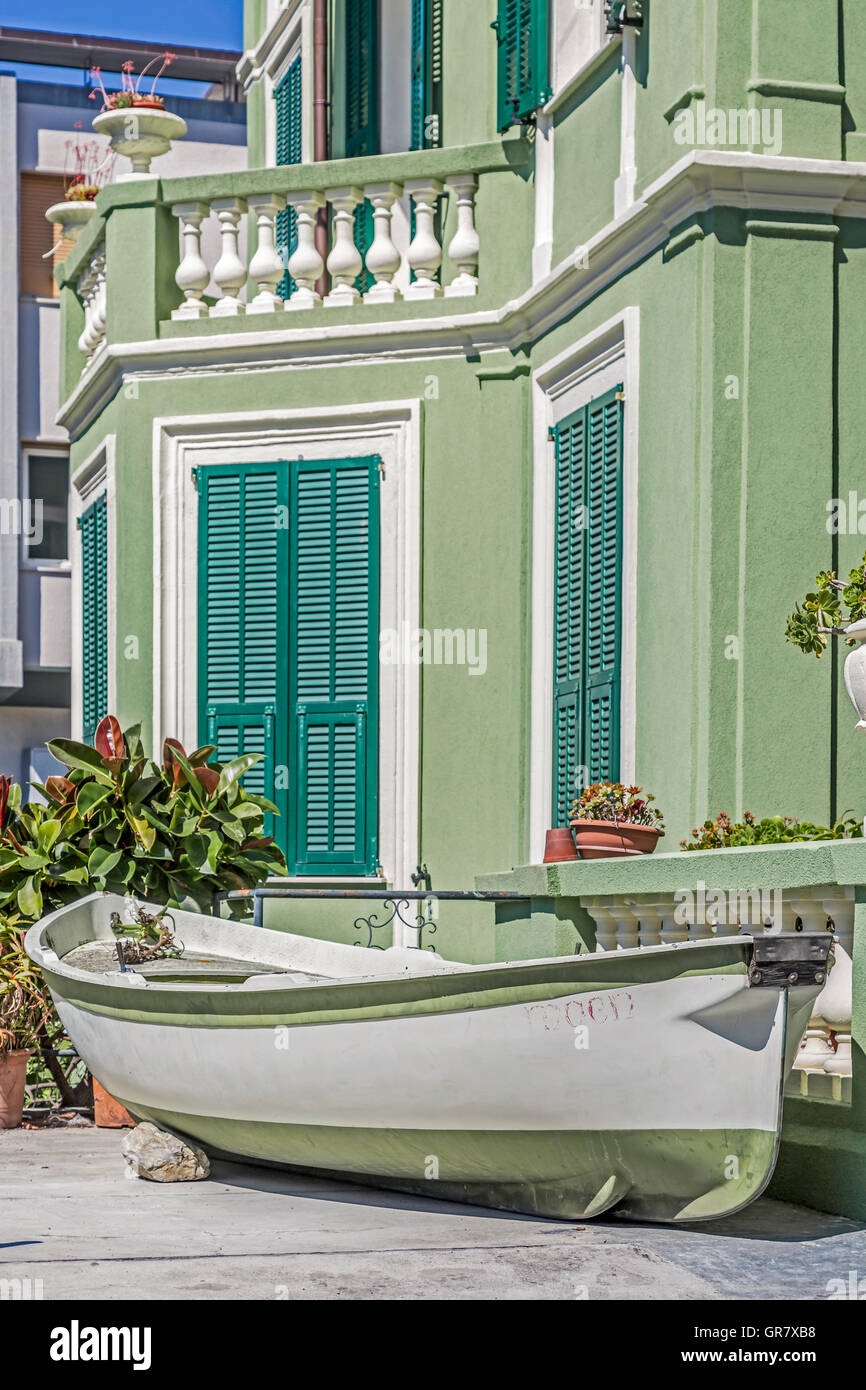 In Hausstilleben Hellgrün - Bordighera - Casa La vita ancora in verde Foto Stock