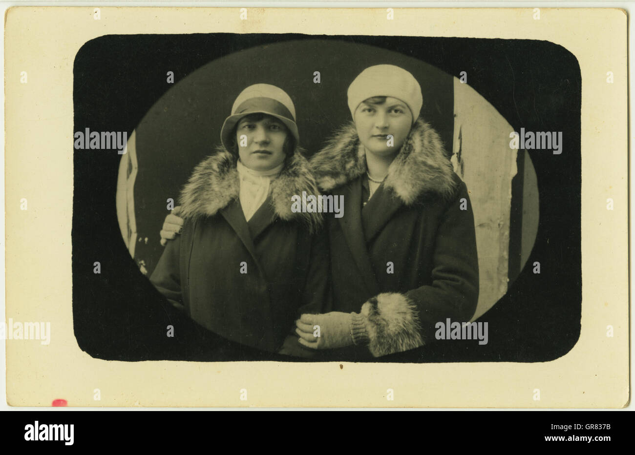 Ritratto di donna 1928 BW Foto Stock