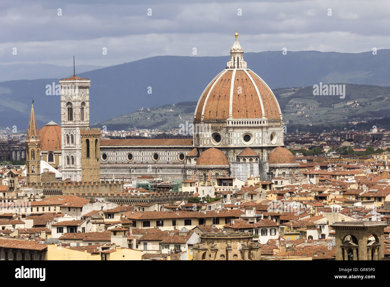 Firenze, Cattedrale di Santa Maria del Fiore, Toscana, Italia Foto Stock