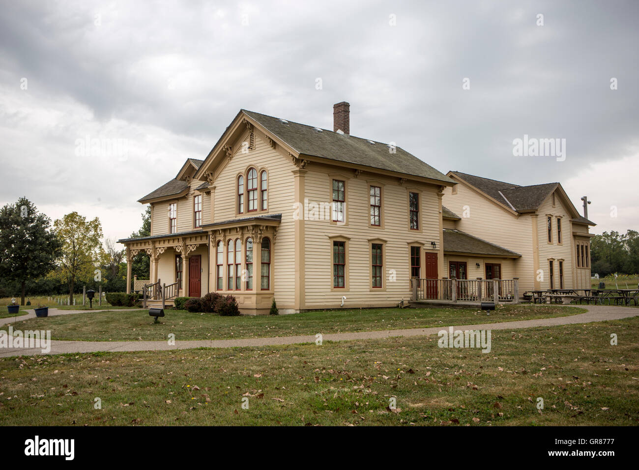 Classic American home, Greenmead, Livonia, Michigan. Foto Stock