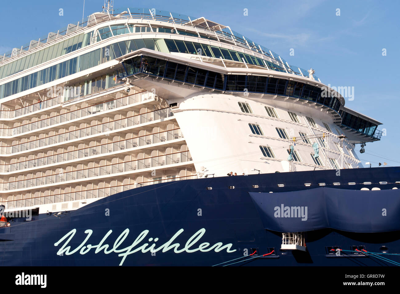 Kiel, Germania, Giugno 05, 2015 Tui Crociere battezza la sua nuova nave da crociera Quot Mein Schiff 4 quot Foto Stock