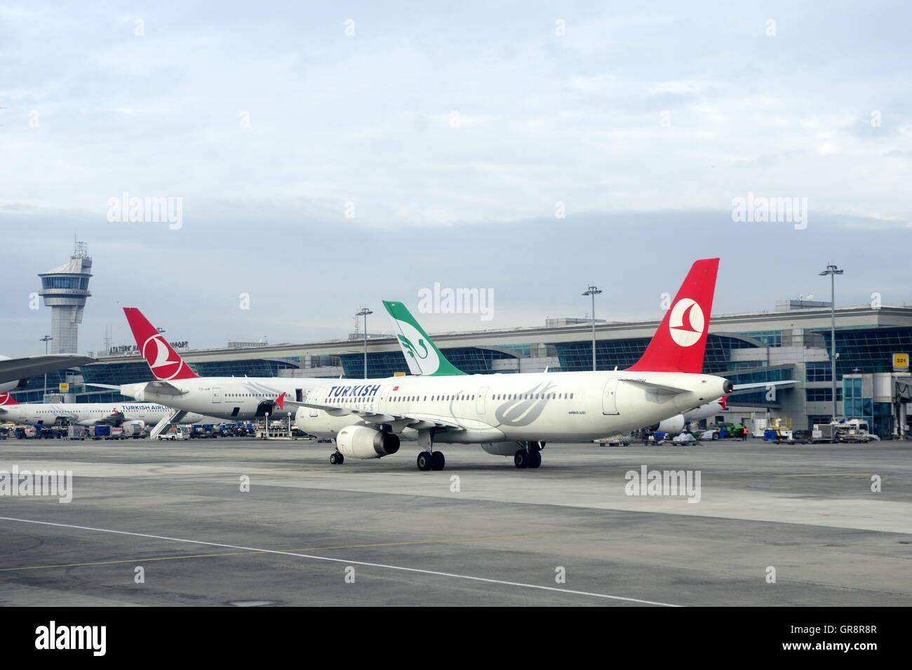 Istanbul Ataturk Airport Foto Stock