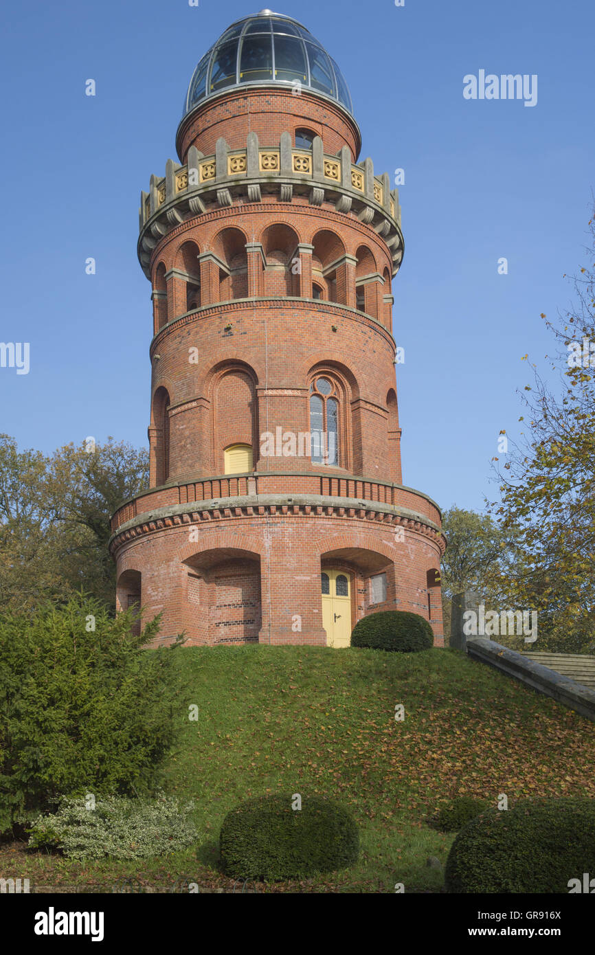 Ernst-Moritz-Arndt-Tower in Bergen, Rügen, Mecklenburg, Germania Foto Stock