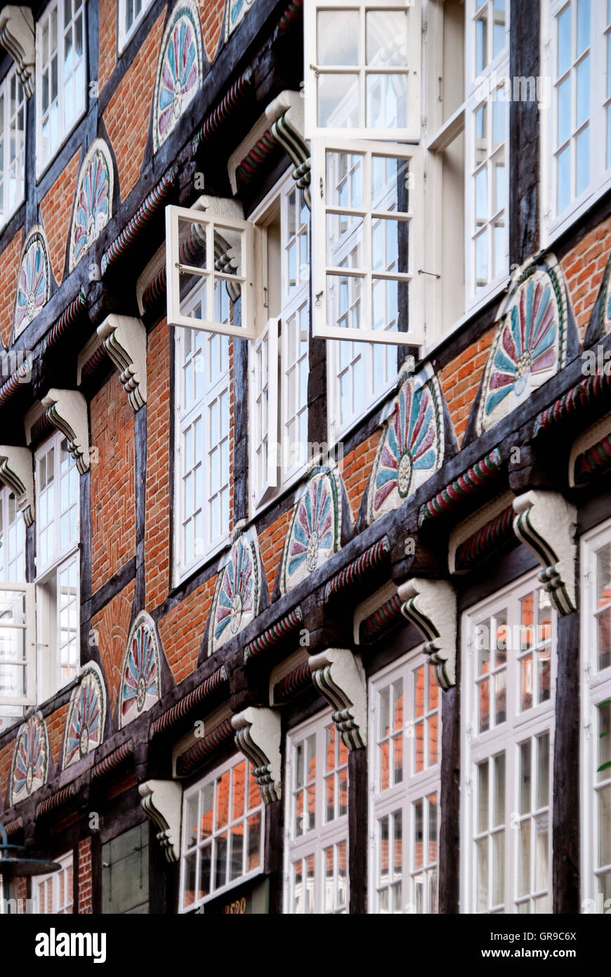 Scena nella città di Stade Germania Foto Stock