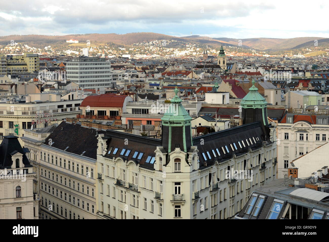 Viste sulla città di Vienna, Austria Foto Stock