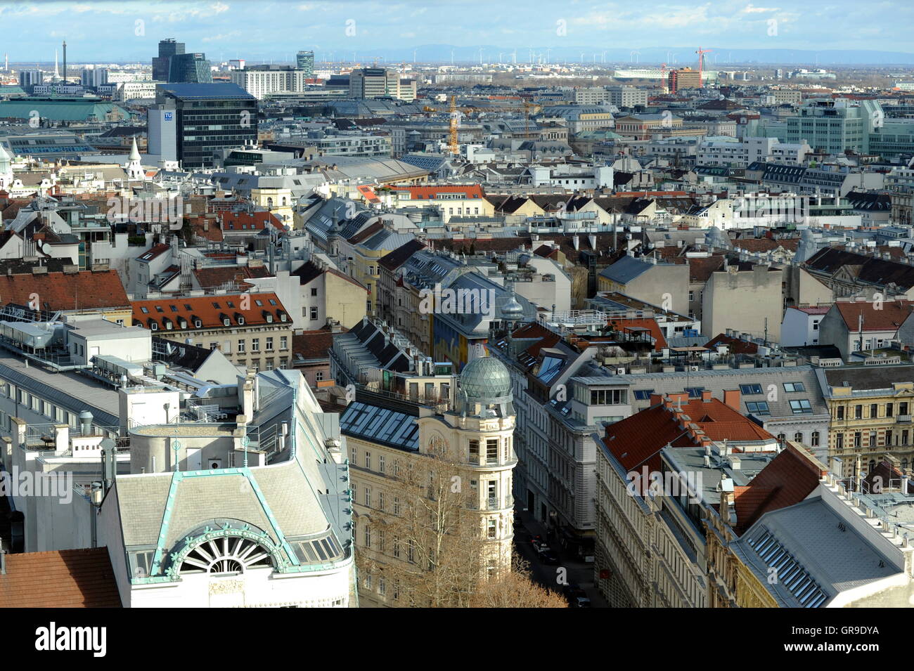 Viste sulla città di Vienna, Austria Foto Stock