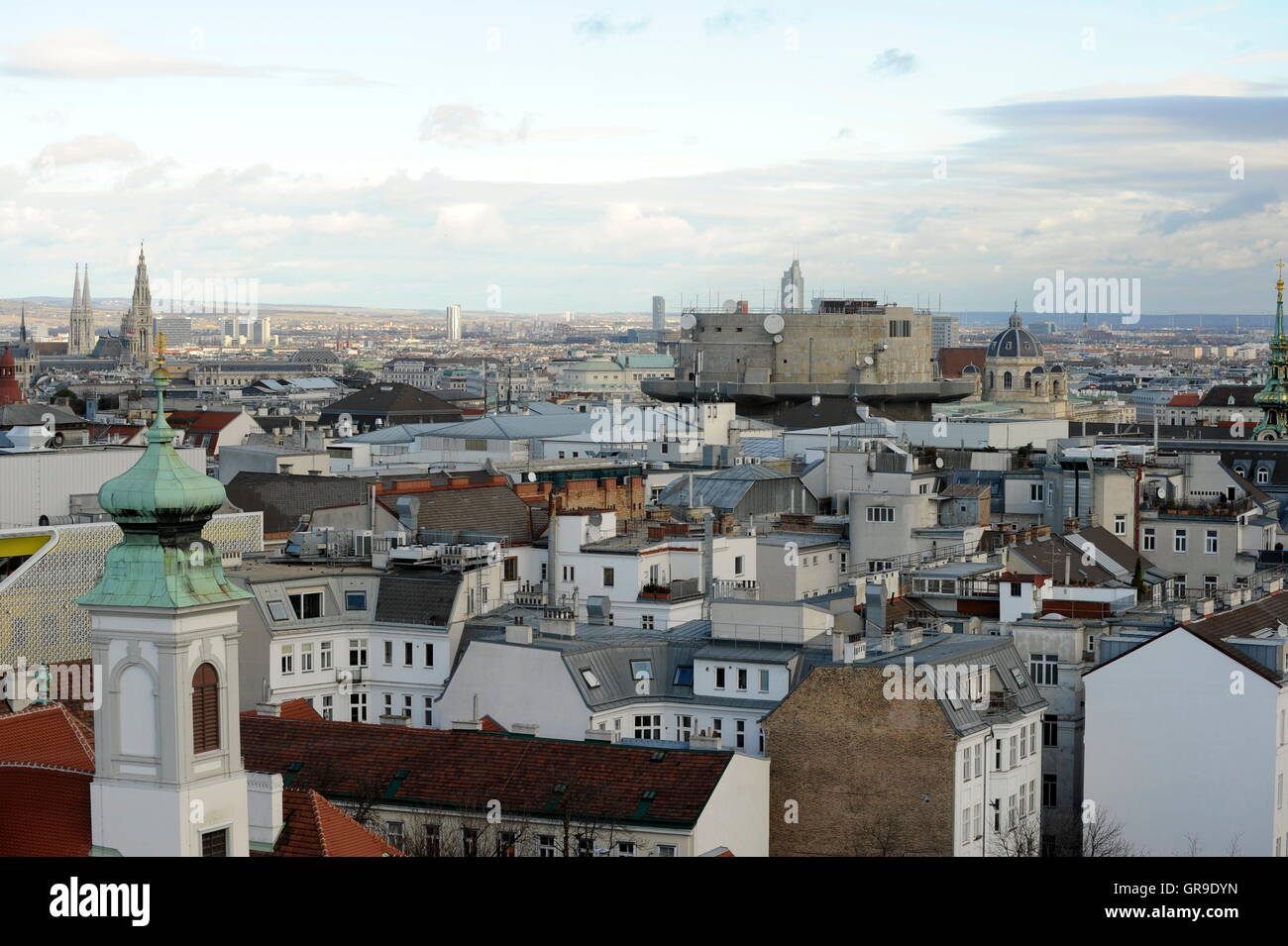 Viste sulla città di Vienna, Austria Foto Stock