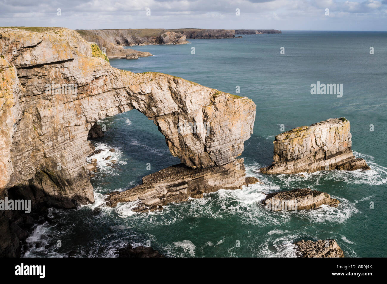 Ponte Verde del Galles, Pembrokeshire, Wales, Regno Unito Foto Stock