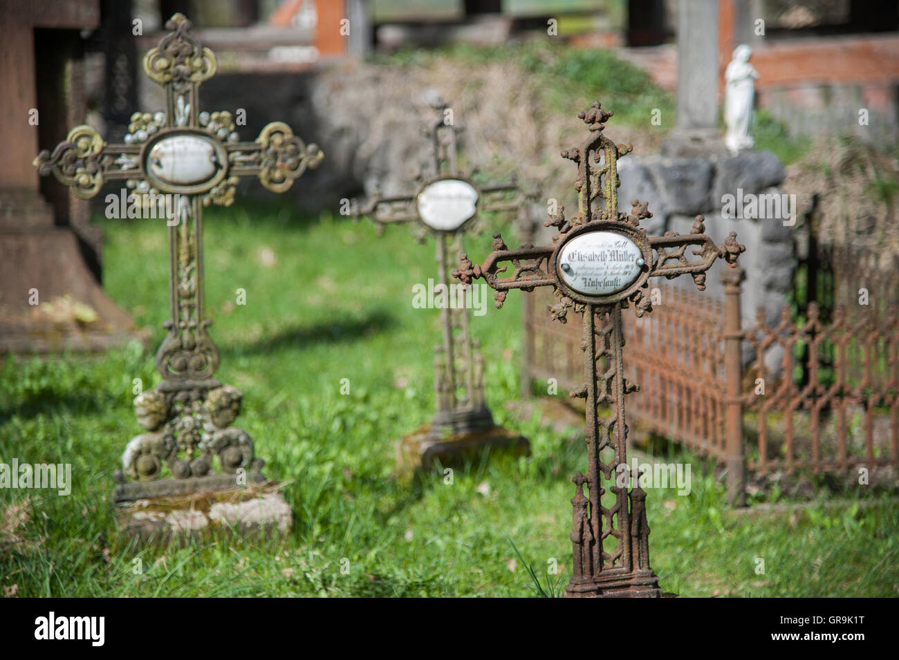 Pietre grave nel 1900 Foto Stock