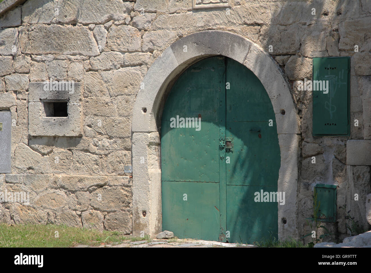 Cantina a Neusiedl am See, Burgenland, Austria Foto Stock