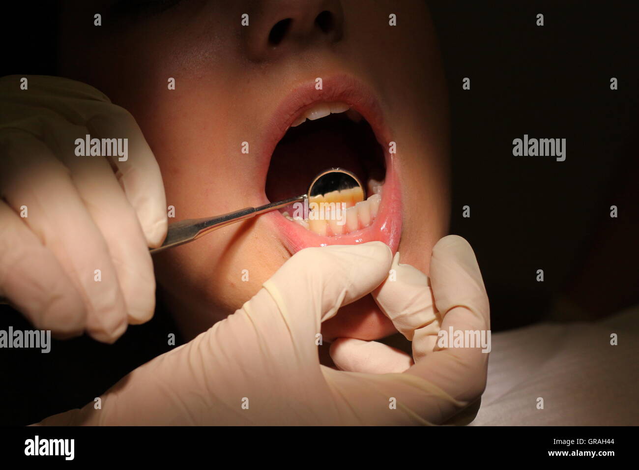 Dentista Foto Stock
