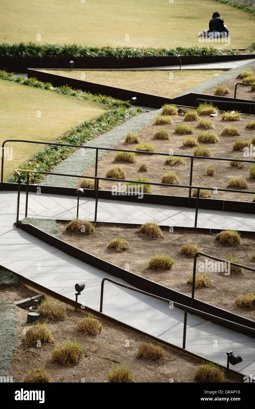 Il Central Garden Getty Center Foto Stock