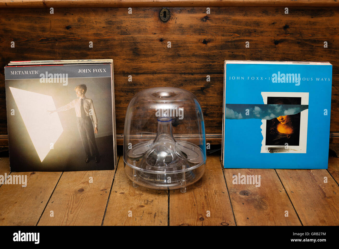 John Foxx Metamatic LP e in modi misteriosi 12' singoli record Foto Stock