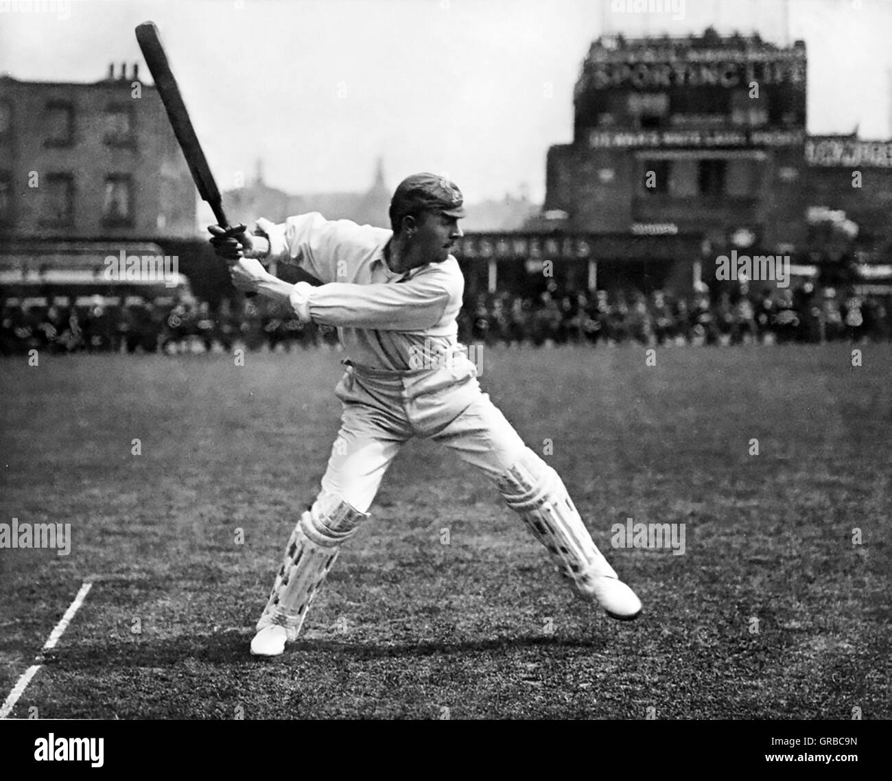 VICTOR TRUMPER (1877-1915) Australian cricketer circa 1900 Foto Stock