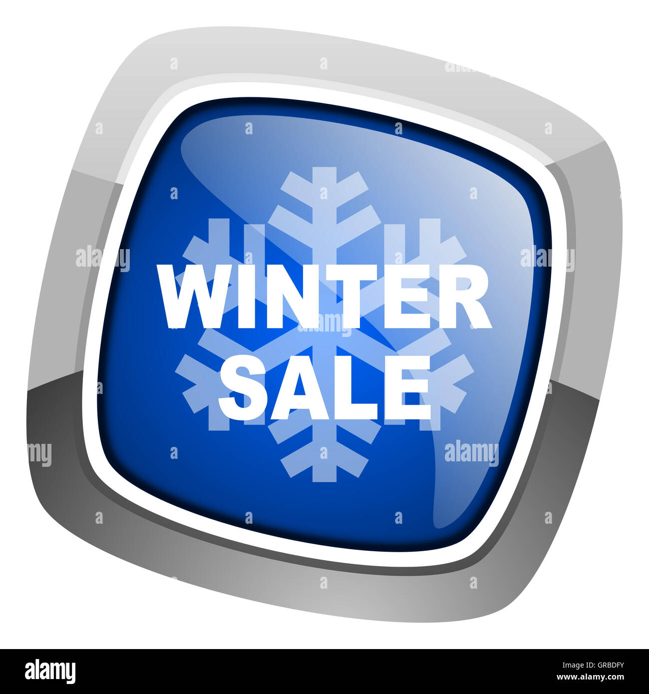 Inverno vendita icona Foto Stock