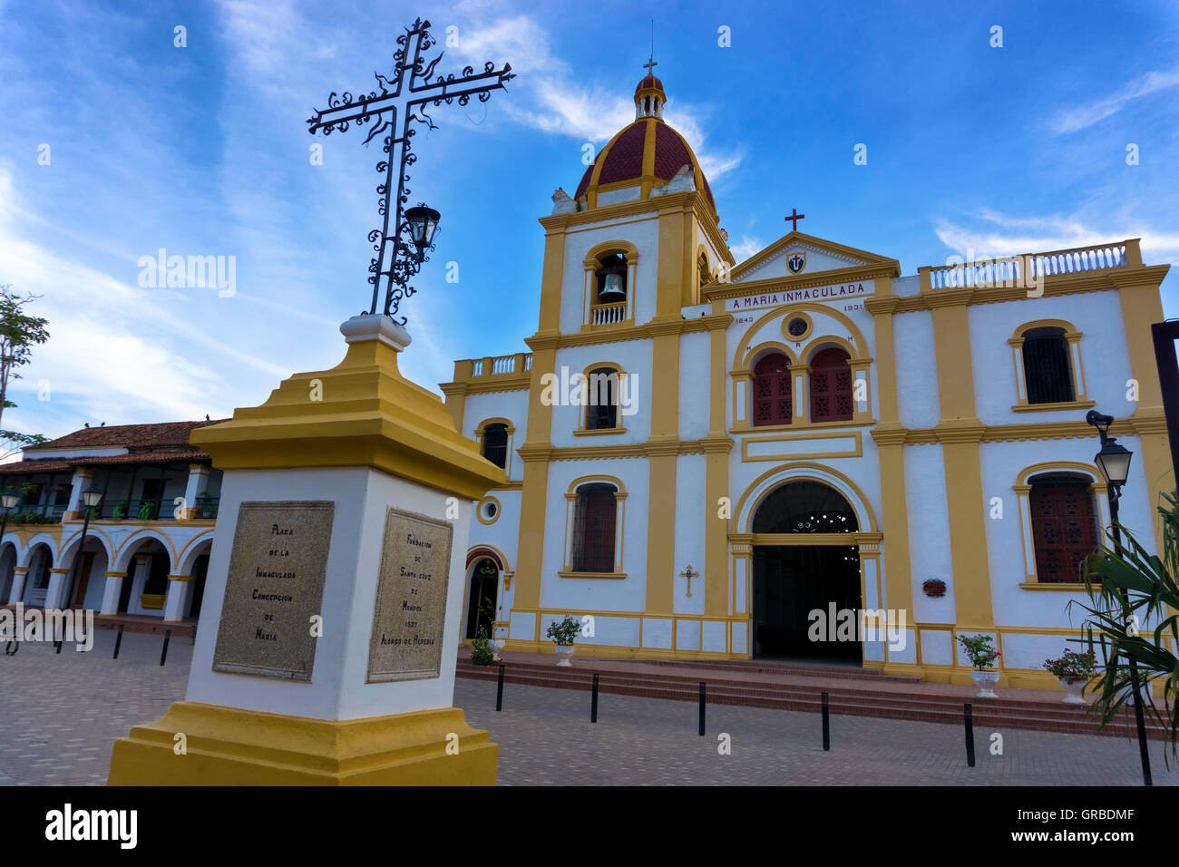 Chiesa dell'Immacolata Concezione in Mompox, Colombia Foto Stock