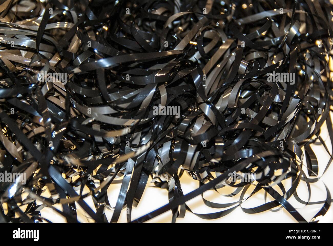 Nastro magnetico, cassetta a nastro Foto Stock