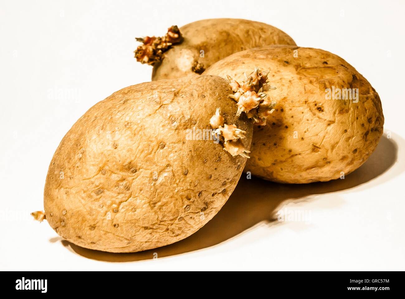 Patate,stropicciata Foto Stock