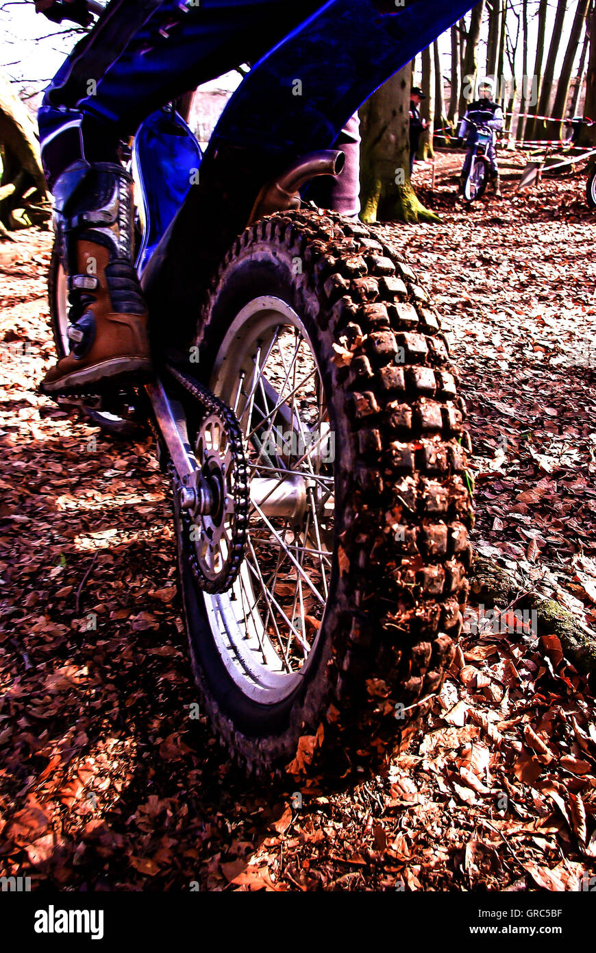 Moto Off Road Foto Stock