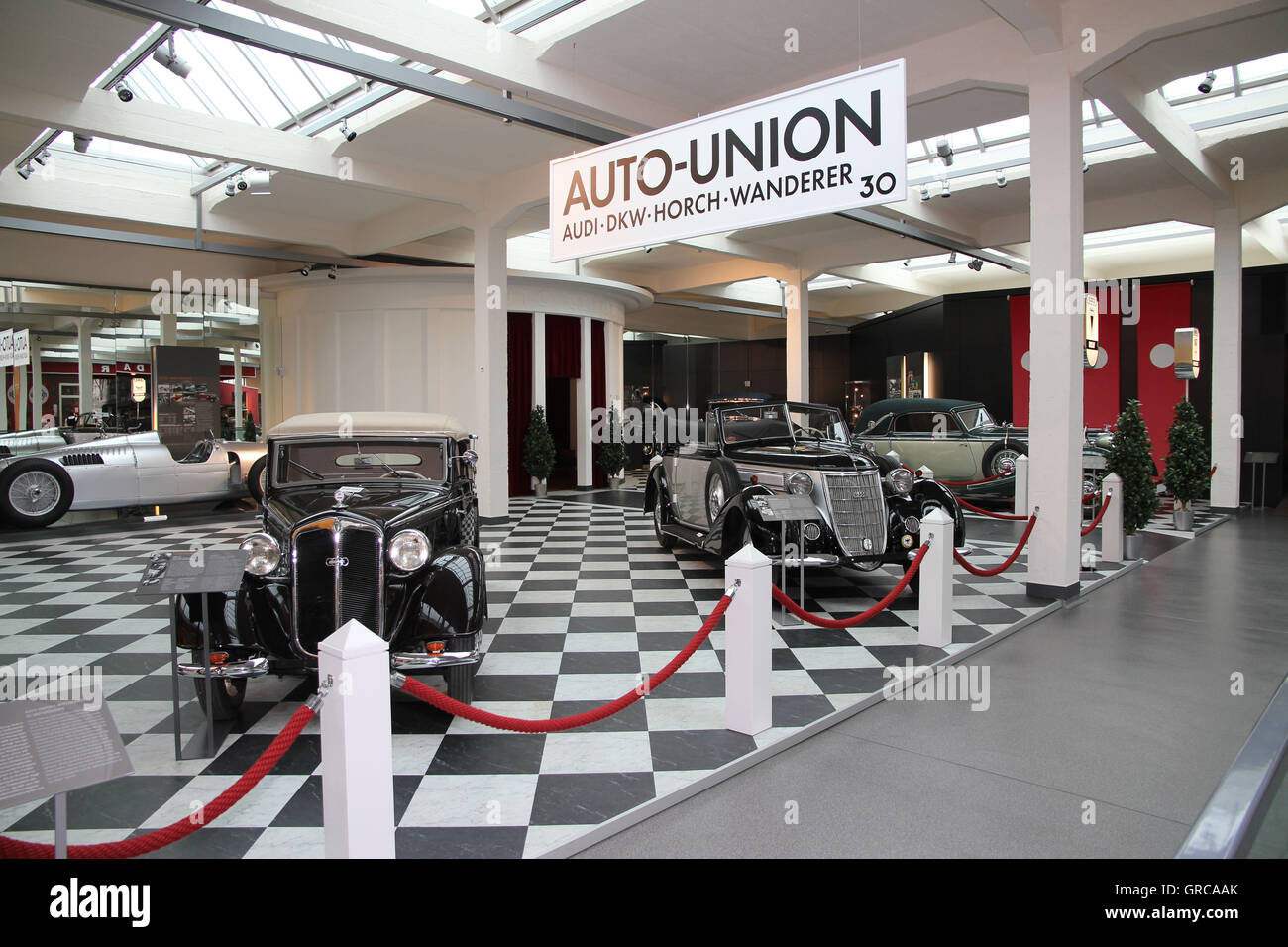 Oldtimer Exhibition Museum Zwickau Foto Stock