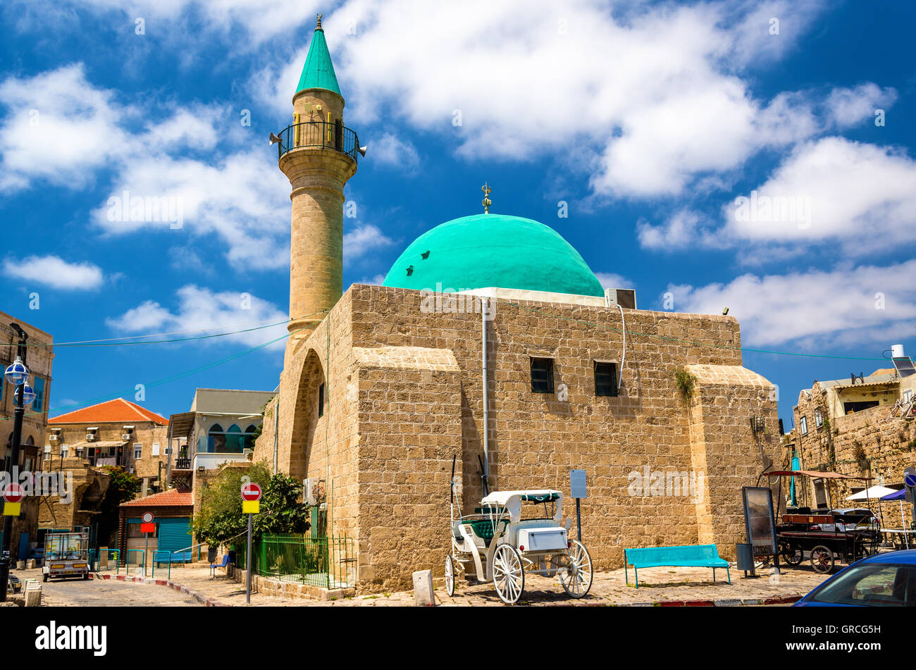 Sinan Basha moschea nella città vecchia di Acri Foto Stock