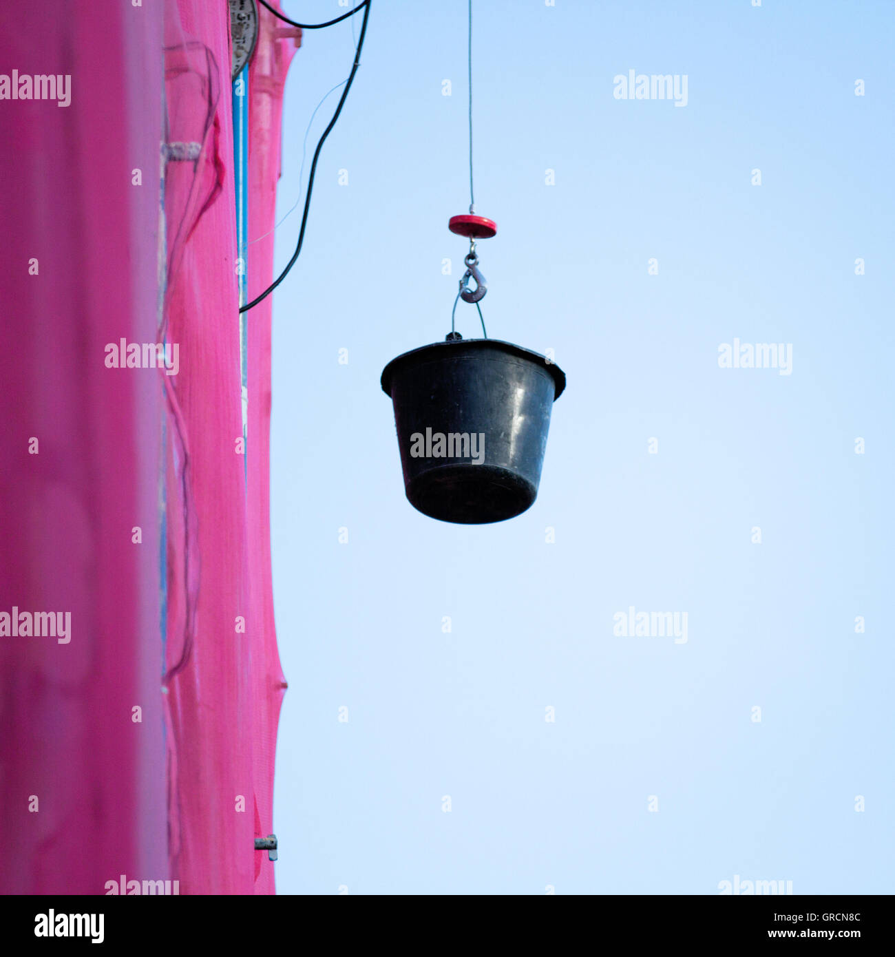 Benna a gancio Foto Stock