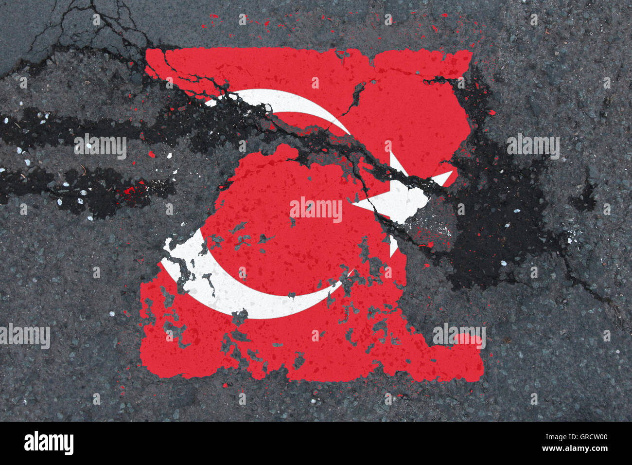 La Turchia mette in pericolo Processo di integrazione europea mediante taglio verso il basso i diritti democratici Foto Stock