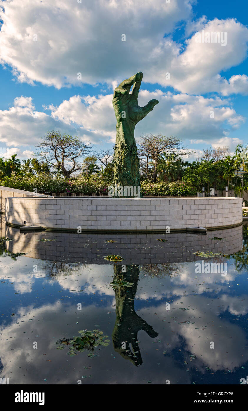 Florida, Miami Beach, il Memoriale dell'Olocausto, Kenneth Treister scultore e designer Foto Stock