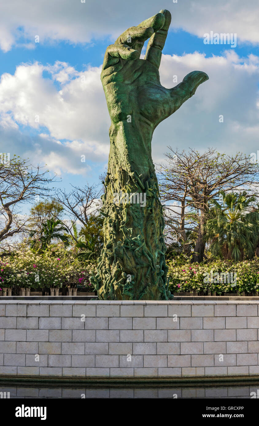 Florida, Miami Beach, il Memoriale dell'Olocausto, Kenneth Treister scultore e designer Foto Stock