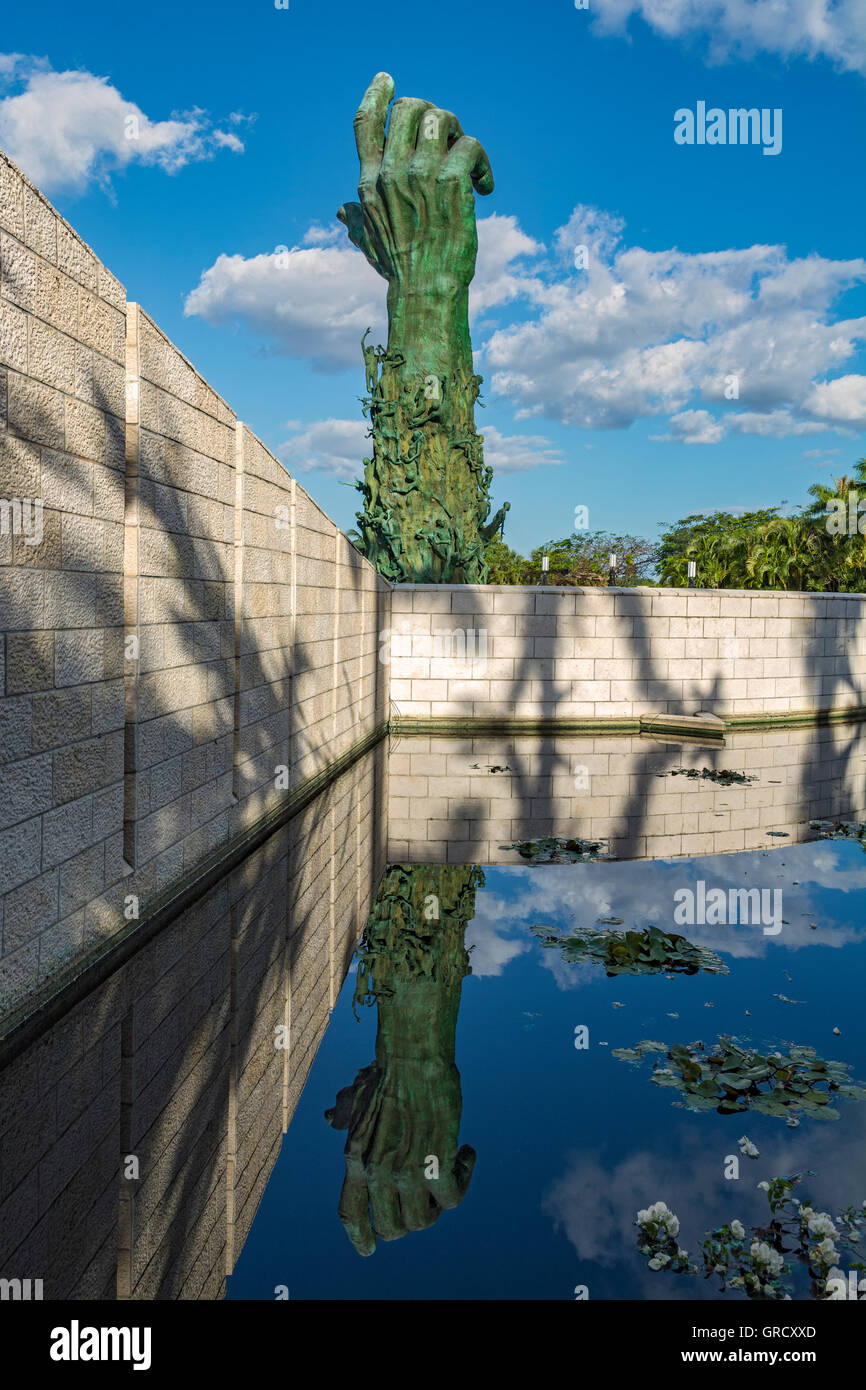 Florida, Miami Beach, il Memoriale dell'Olocausto, Kenneth Treister scultore e designer Foto Stock