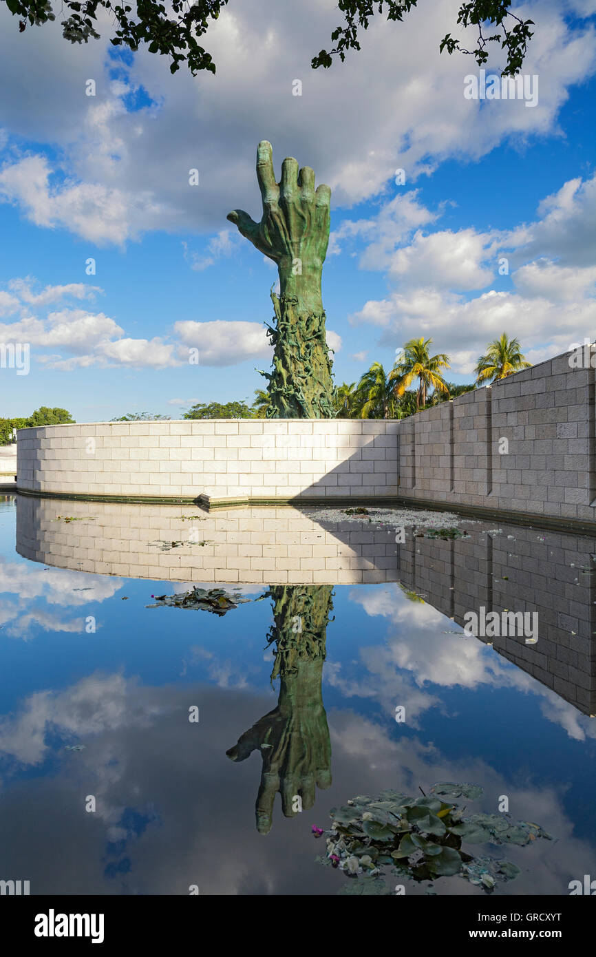 Florida, Miami Beach, il Memoriale dell'Olocausto, Kenneth Treister scultore e designer Foto Stock