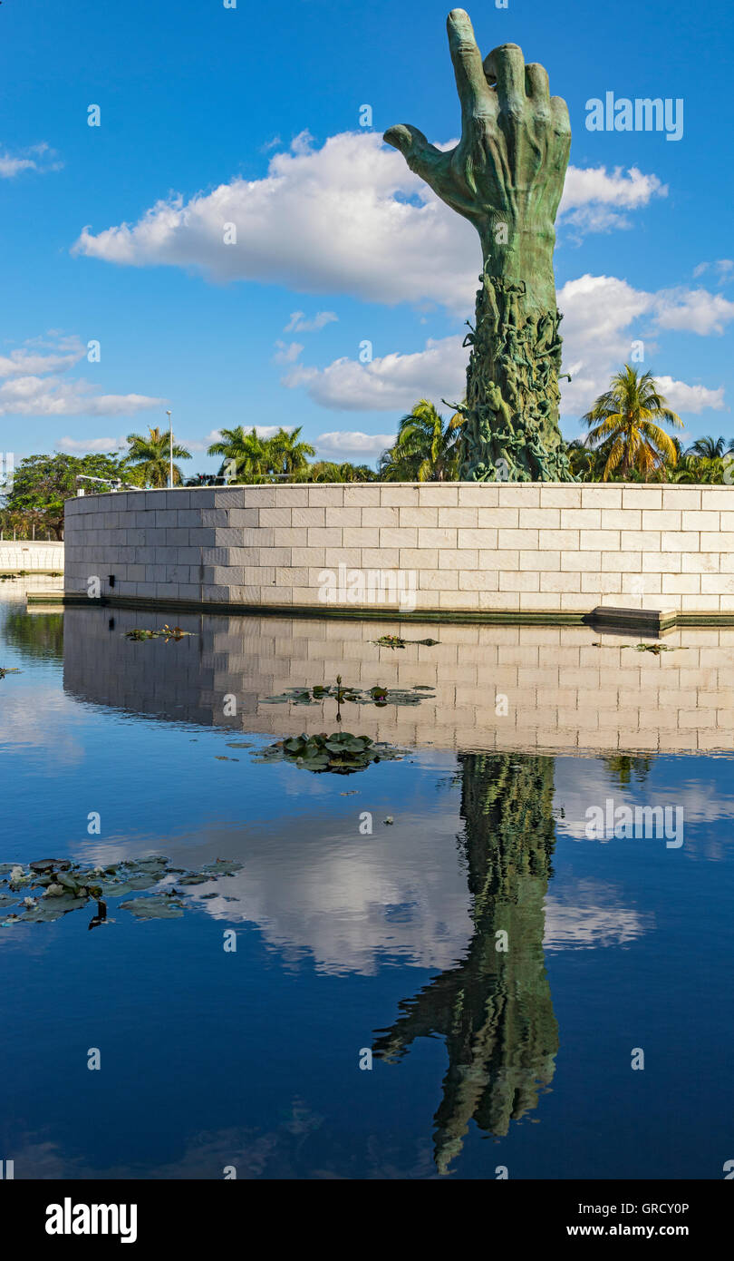 Florida, Miami Beach, il Memoriale dell'Olocausto, Kenneth Treister scultore e designer Foto Stock