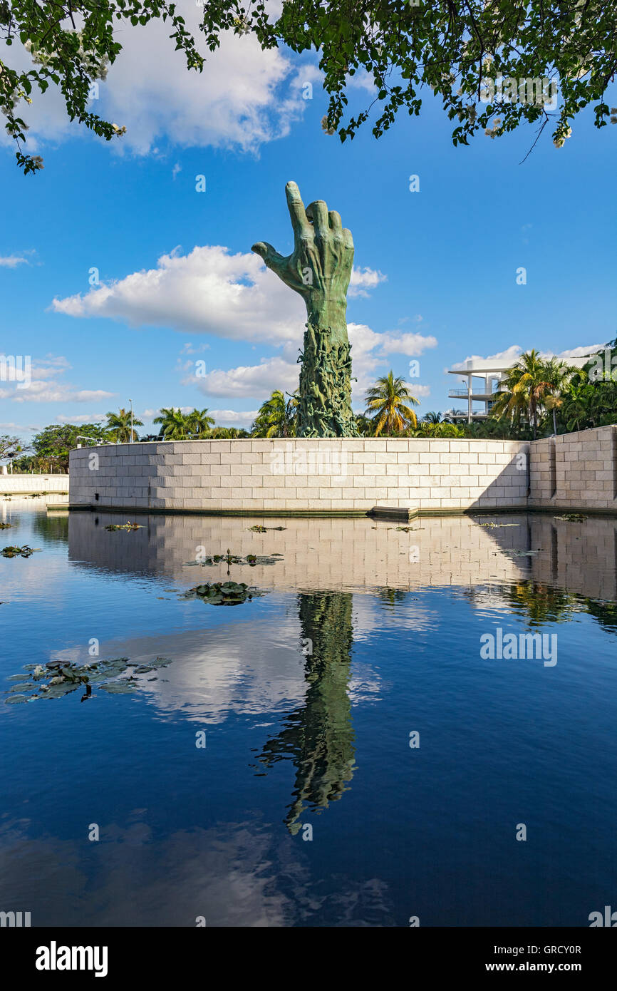 Florida, Miami Beach, il Memoriale dell'Olocausto, Kenneth Treister scultore e designer Foto Stock
