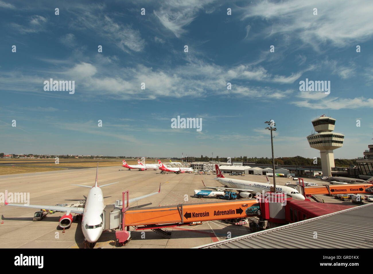 Aeroporto Tegel di Berlino Foto Stock