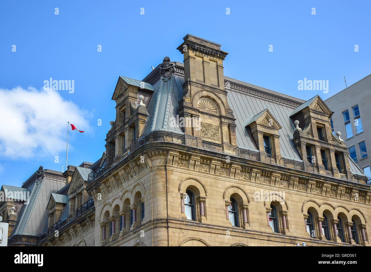 Vecchia casa in Ottawa Downtown Foto Stock