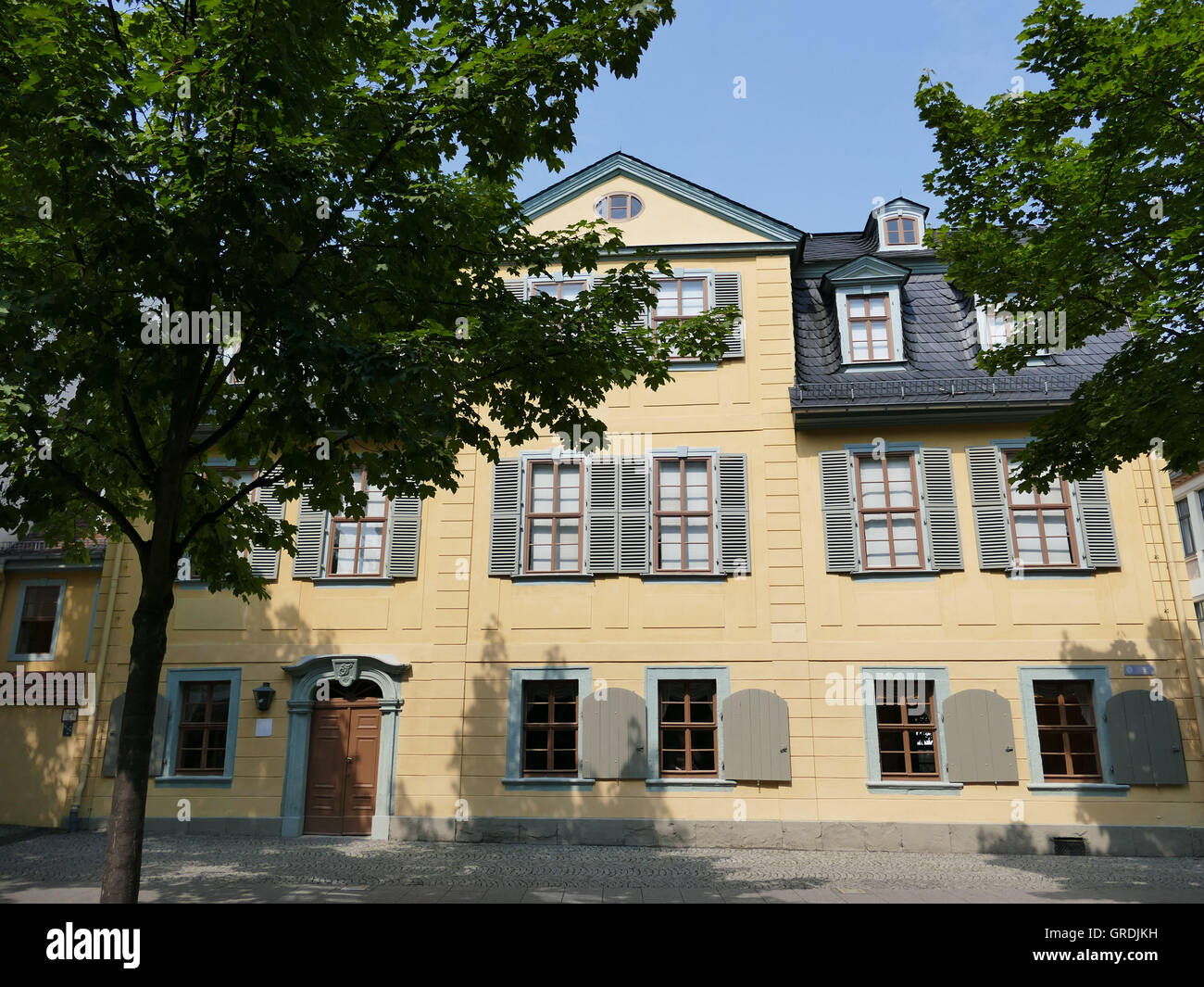 Schiller House, Weimar Foto Stock