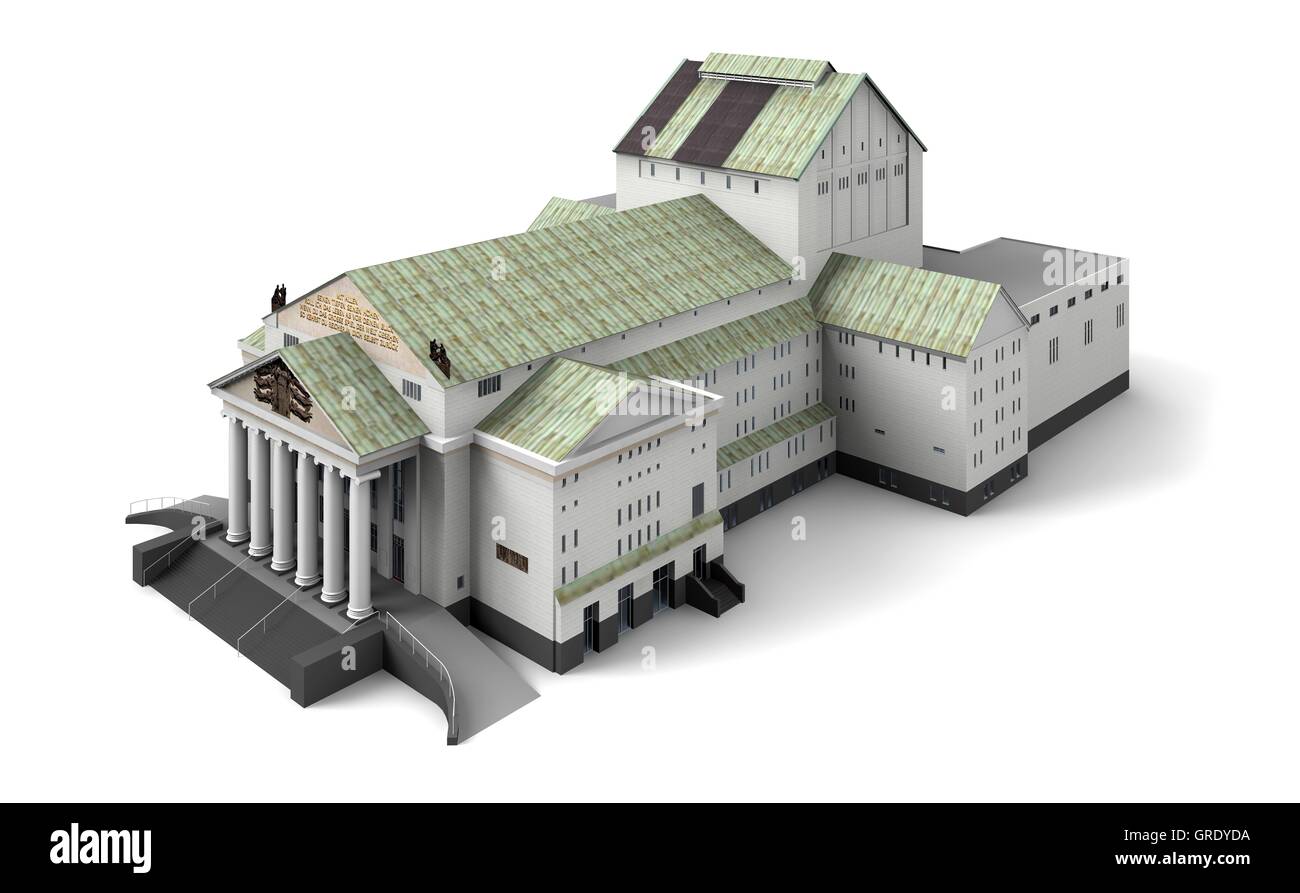 Theater Duisburg 2 Foto Stock