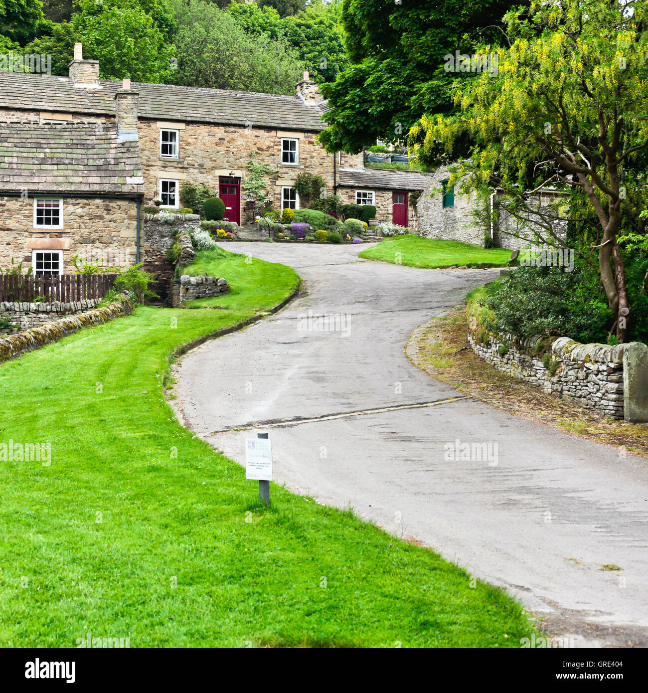 Blanchland cottages Foto Stock