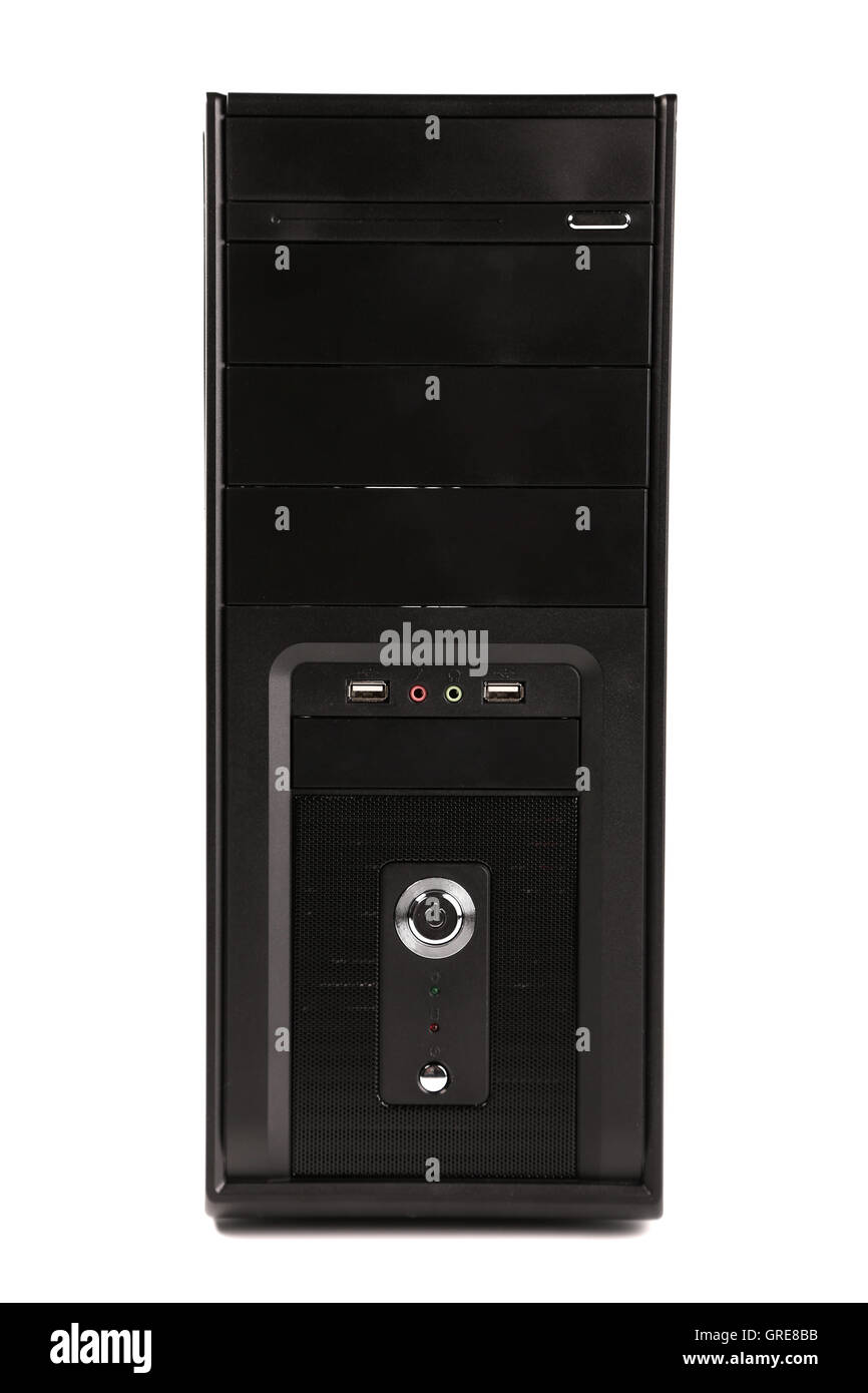 Unità centrale di elaborazione isolata Foto Stock